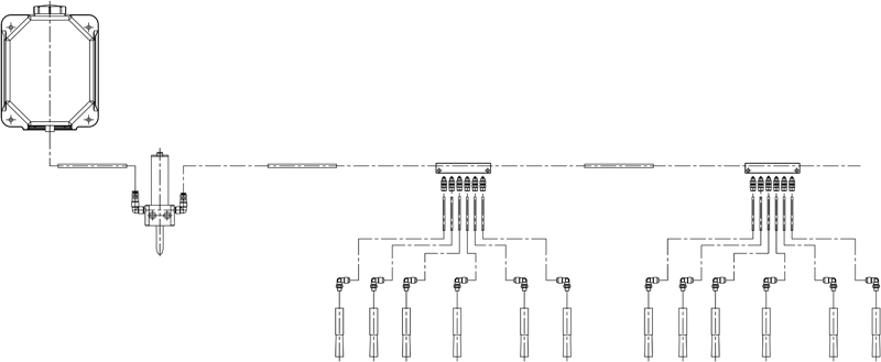 Structure Diagram of PMN Chain Lubrication Pump